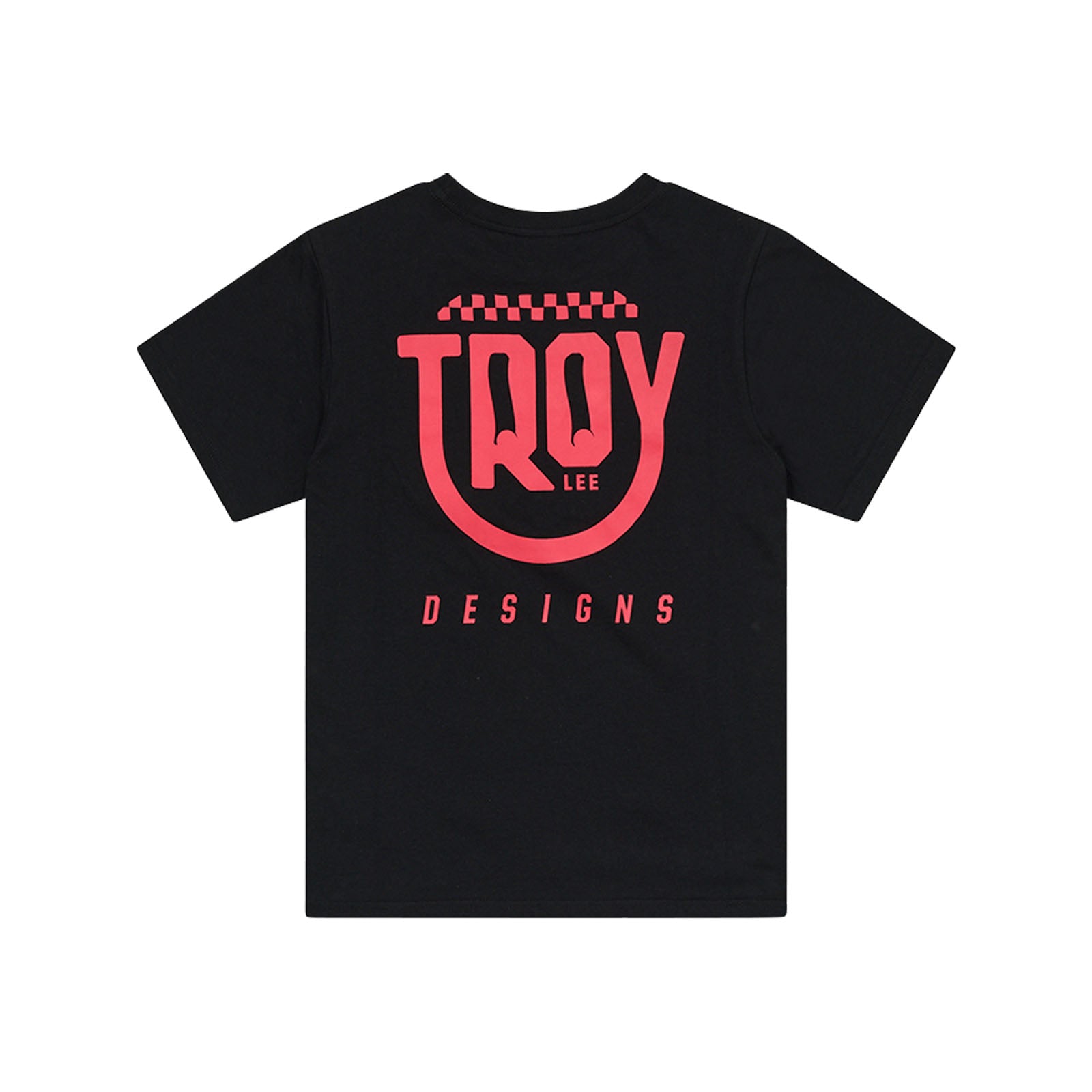 TLD Smiley-Kurzarm-T‑Shirt für Damen, Schwarz