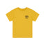 TLD Smiley-Kurzarm-T‑Shirt für Damen, Golden