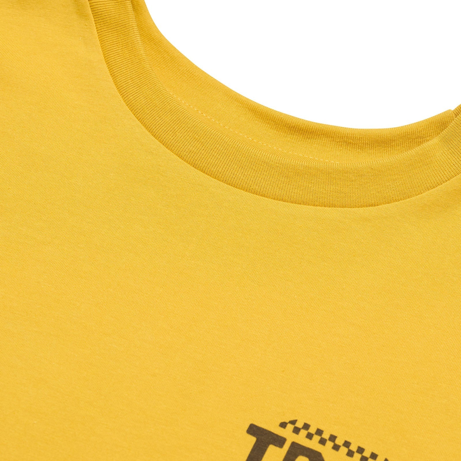 TLD Smiley-Kurzarm-T‑Shirt für Damen, Golden