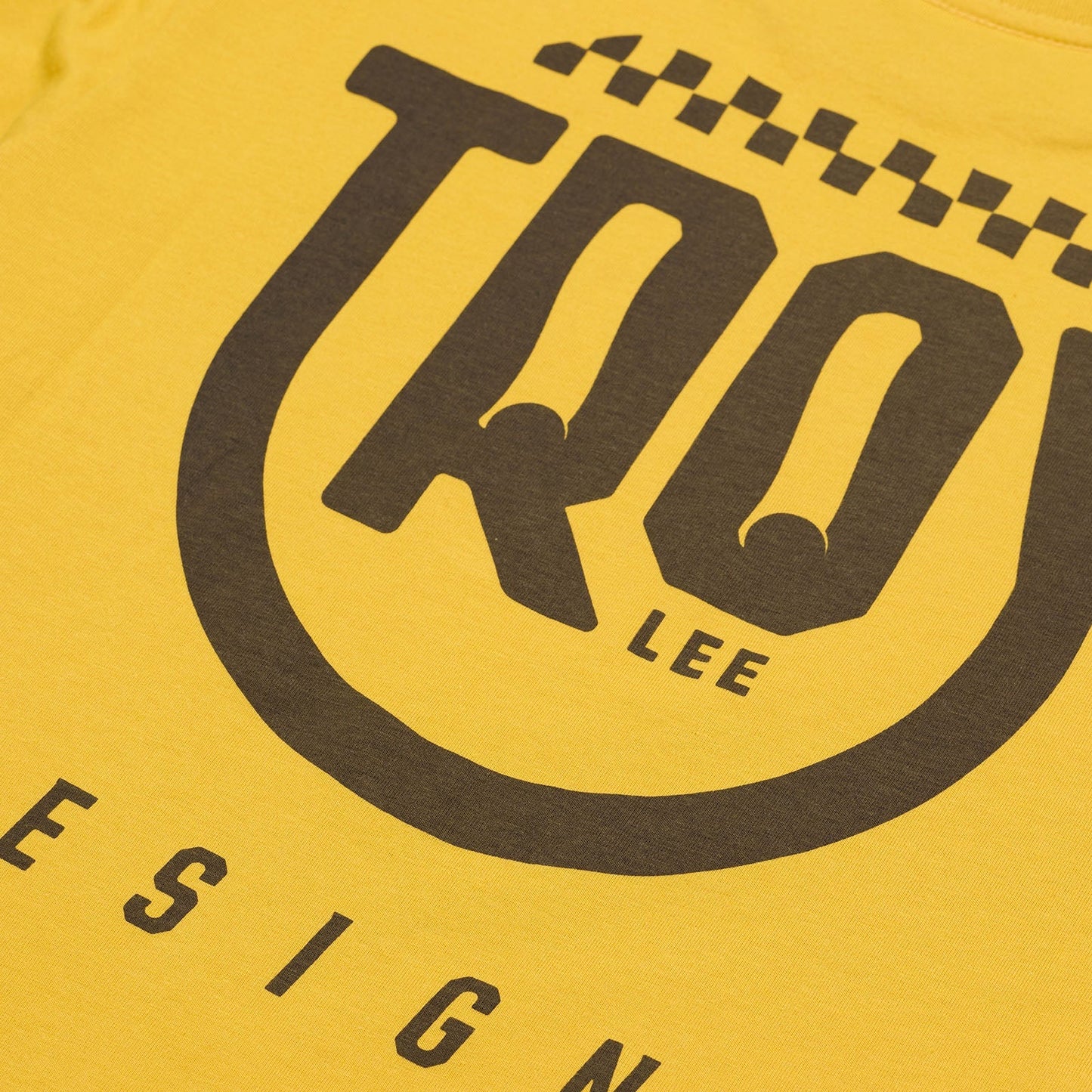 TLD Smiley-Kurzarm-T‑Shirt für Damen, Golden