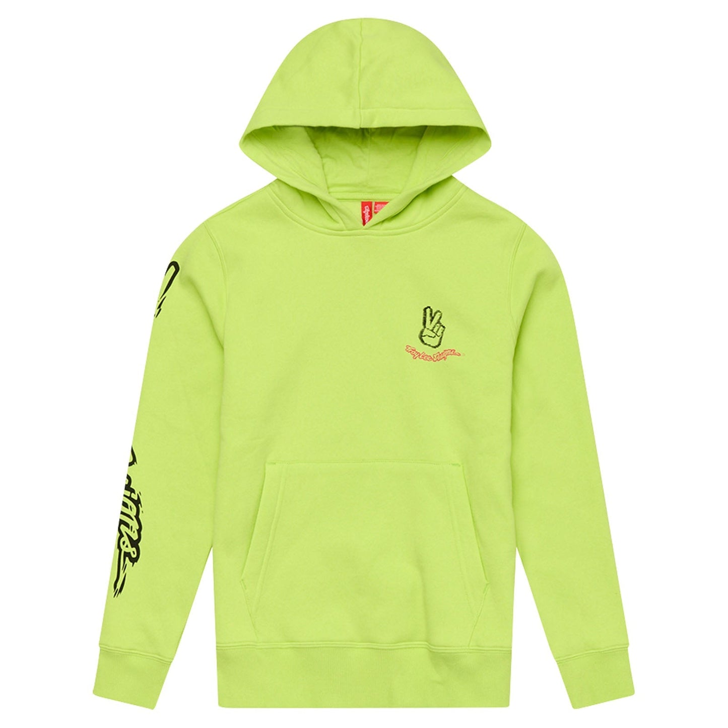 TLD Peace Out-Hoodie für Kinder, Glo Yellow