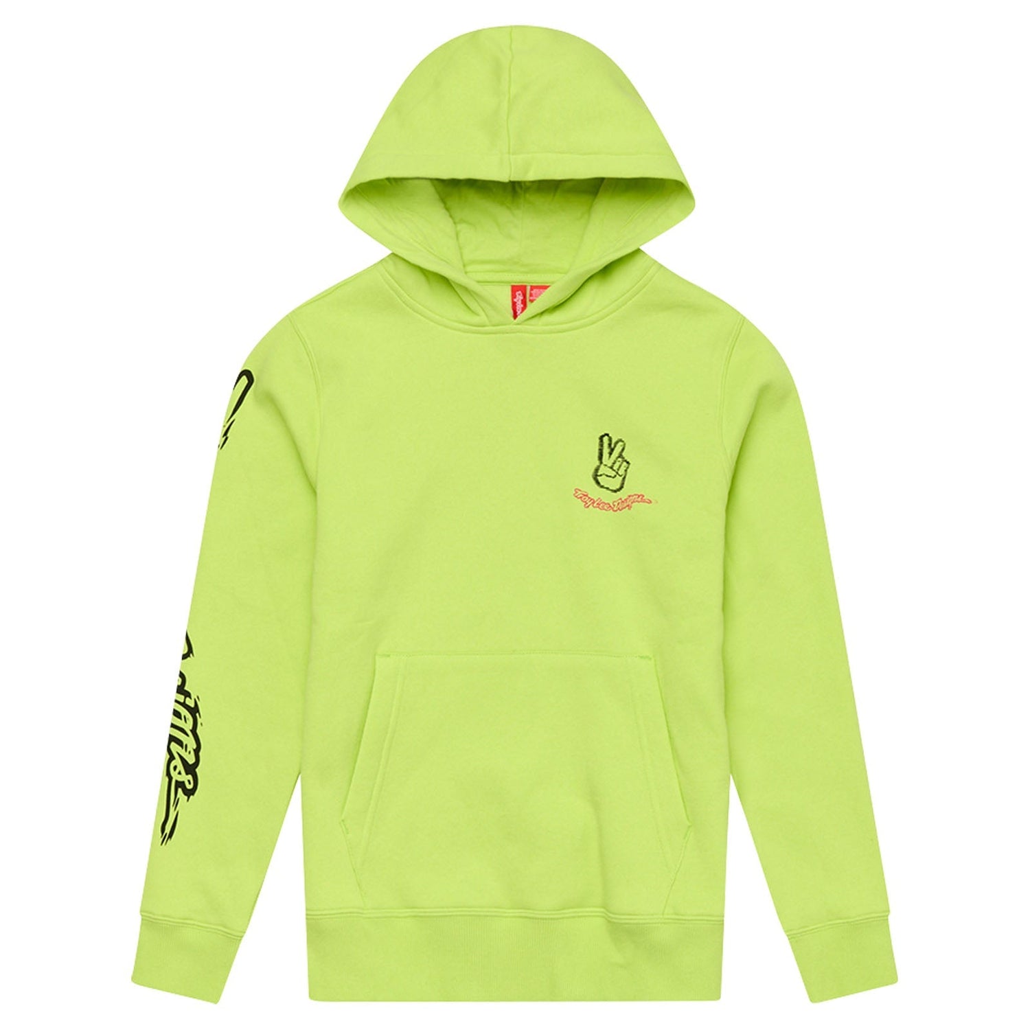 TLD Peace Out-Hoodie für Kinder, Glo Yellow