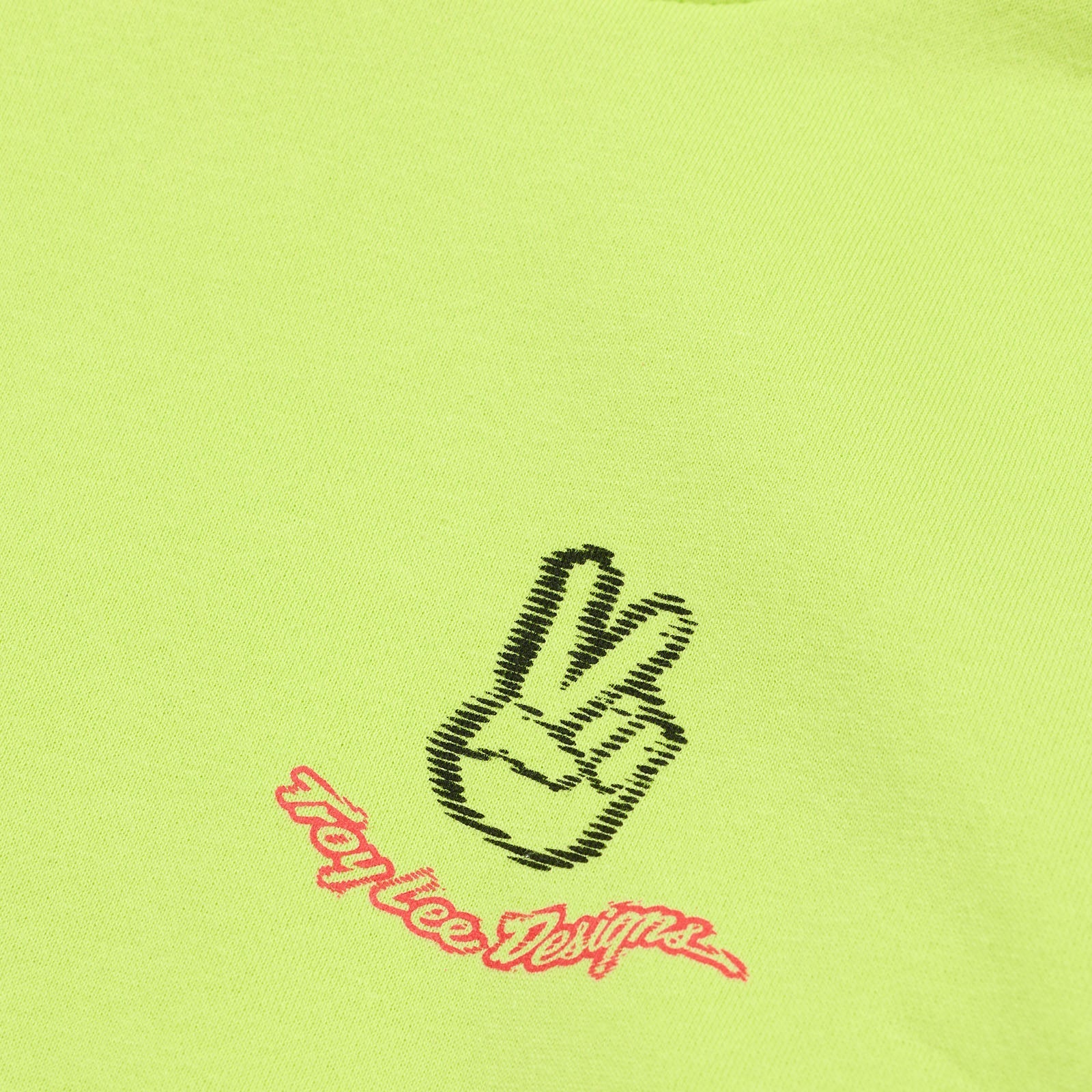 TLD Peace Out-Hoodie für Kinder, Glo Yellow