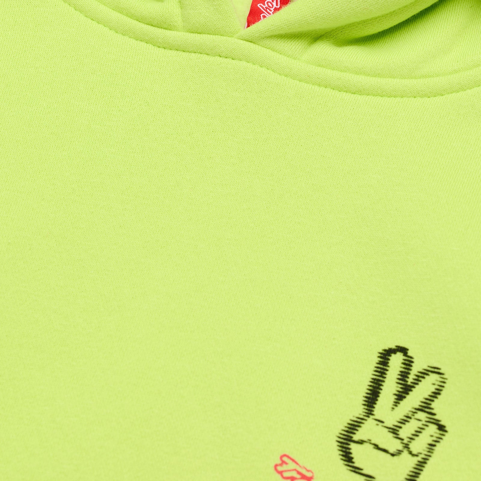 TLD Peace Out-Hoodie für Kinder, Glo Yellow