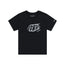TLD Badge-Kurzarm-T‑Shirt für Kinder, Schwarz
