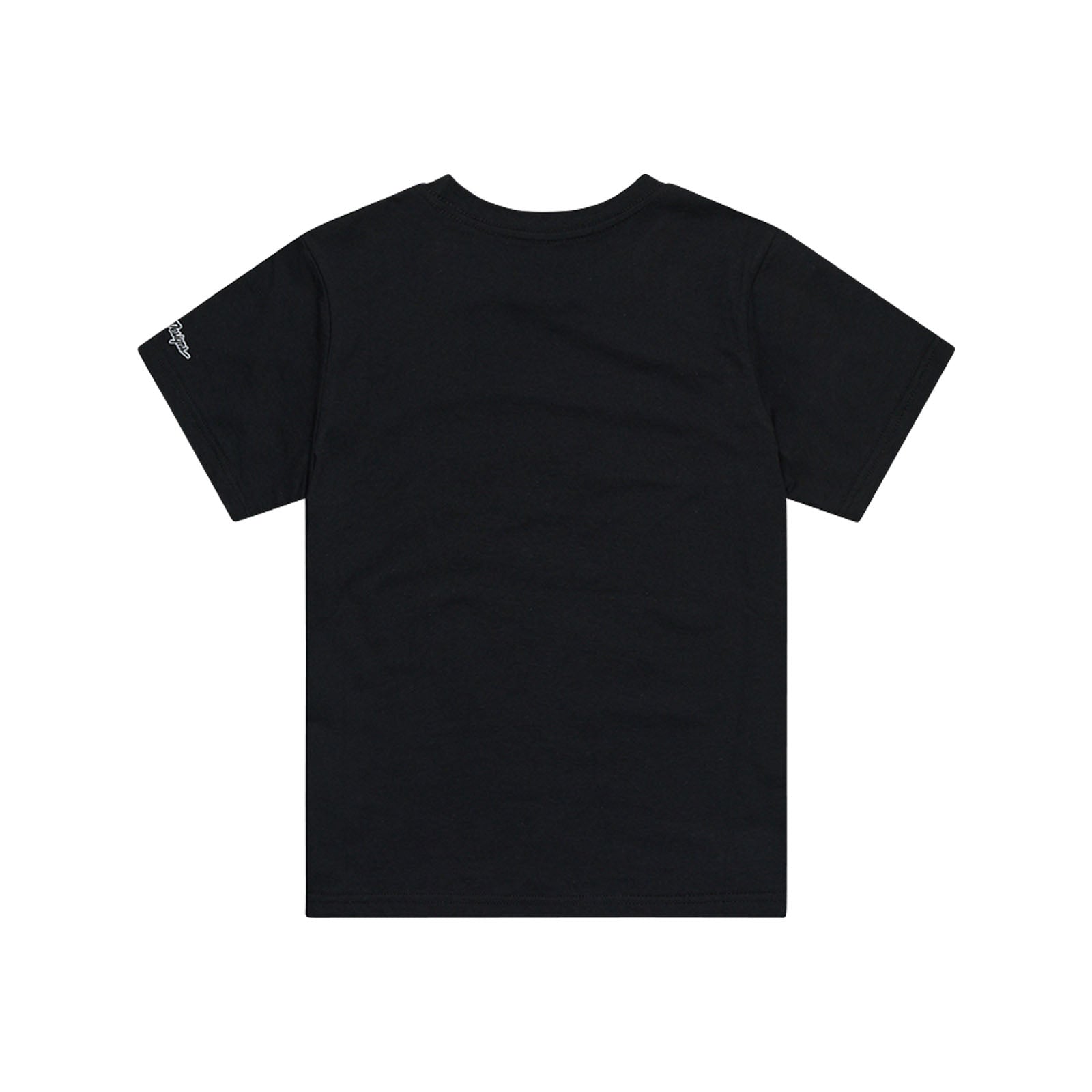 TLD Badge-Kurzarm-T‑Shirt für Kinder, Schwarz