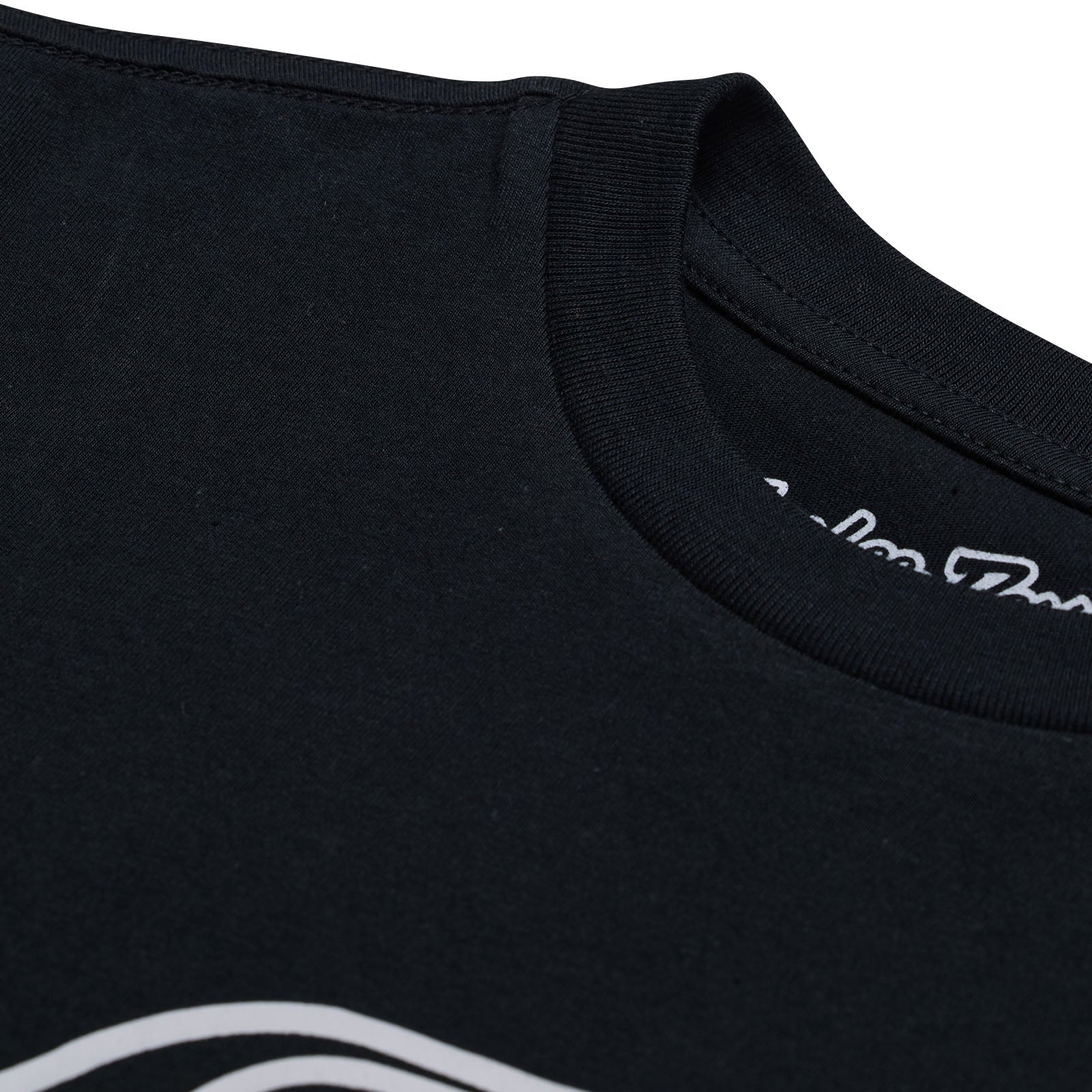 TLD Badge-Kurzarm-T‑Shirt für Kinder, Schwarz