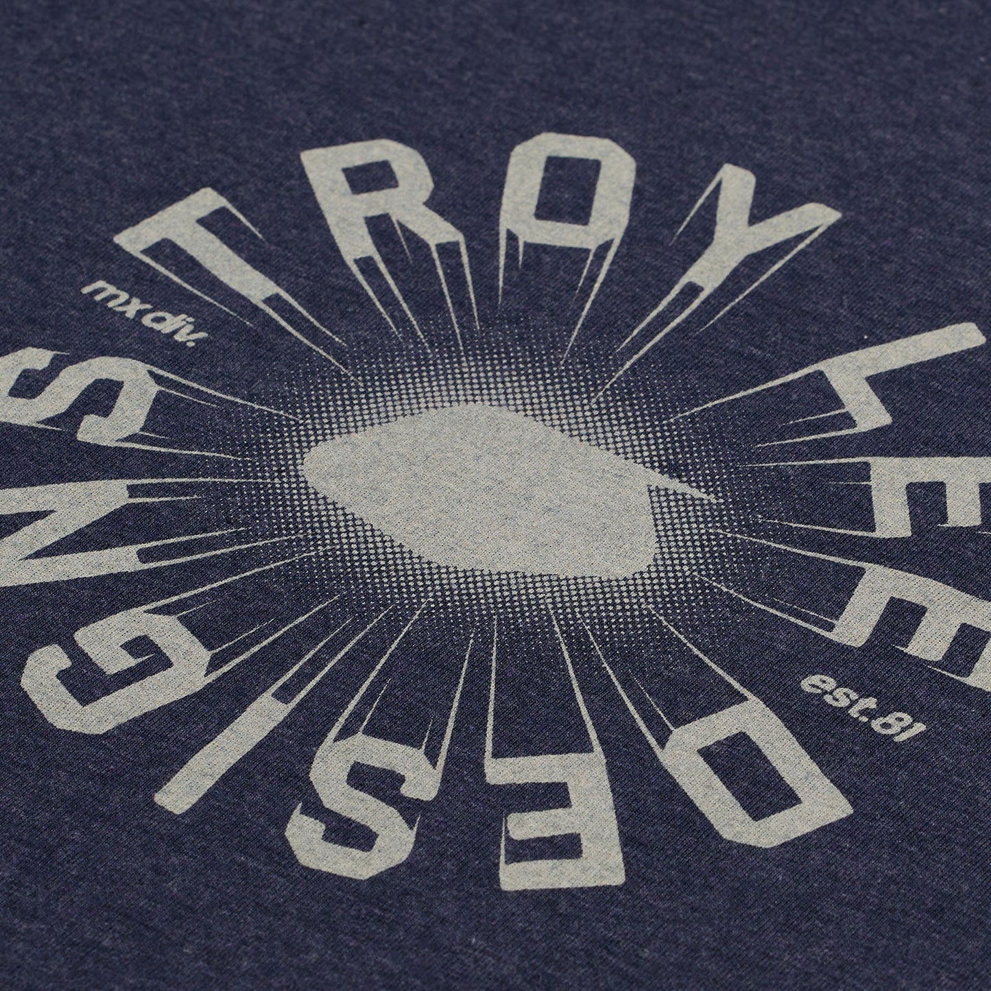TLD Rotation-Kurzarm-T‑Shirt für Kinder, Navy Heather