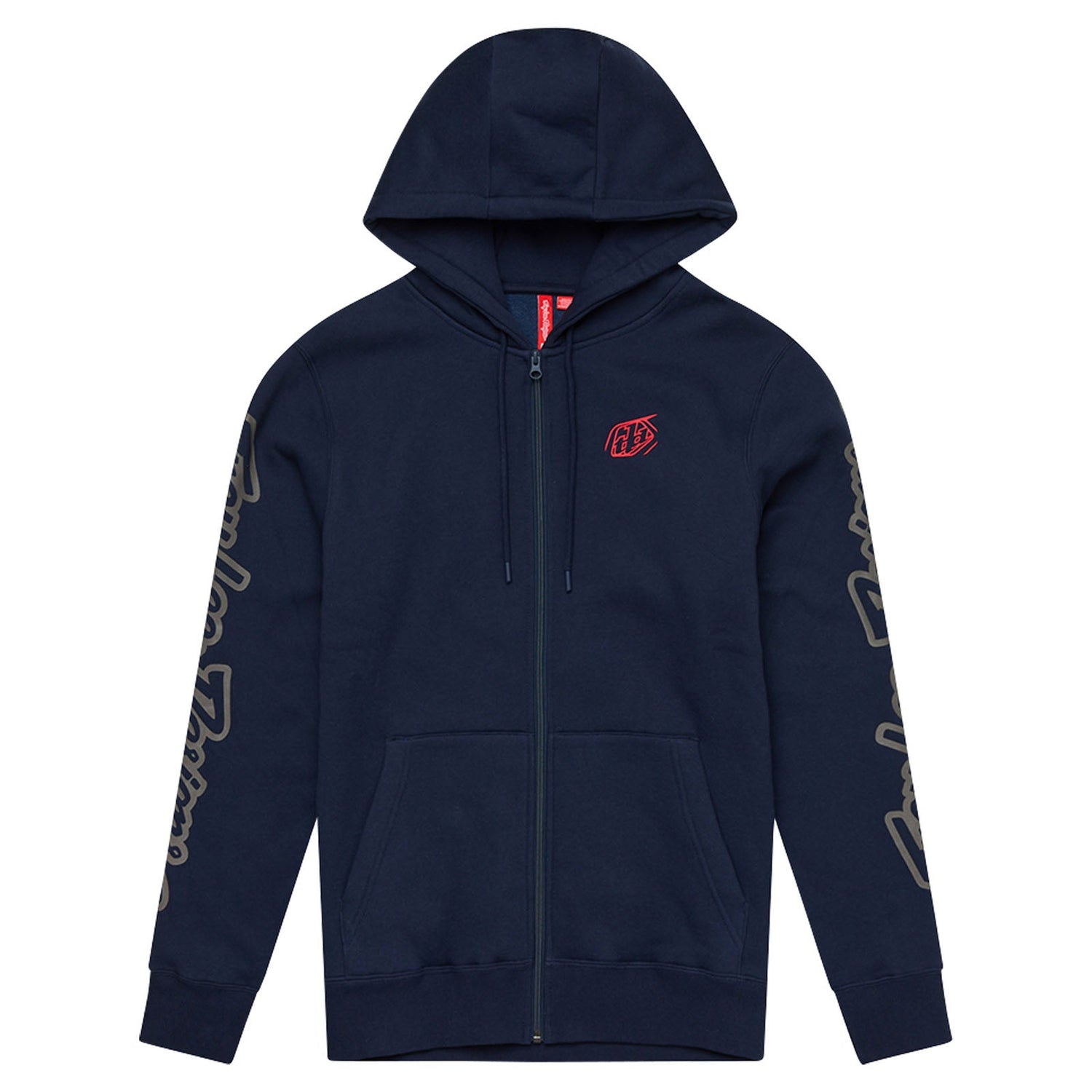 TLD Branded-Hoodie mit Reißverschluss, Navy