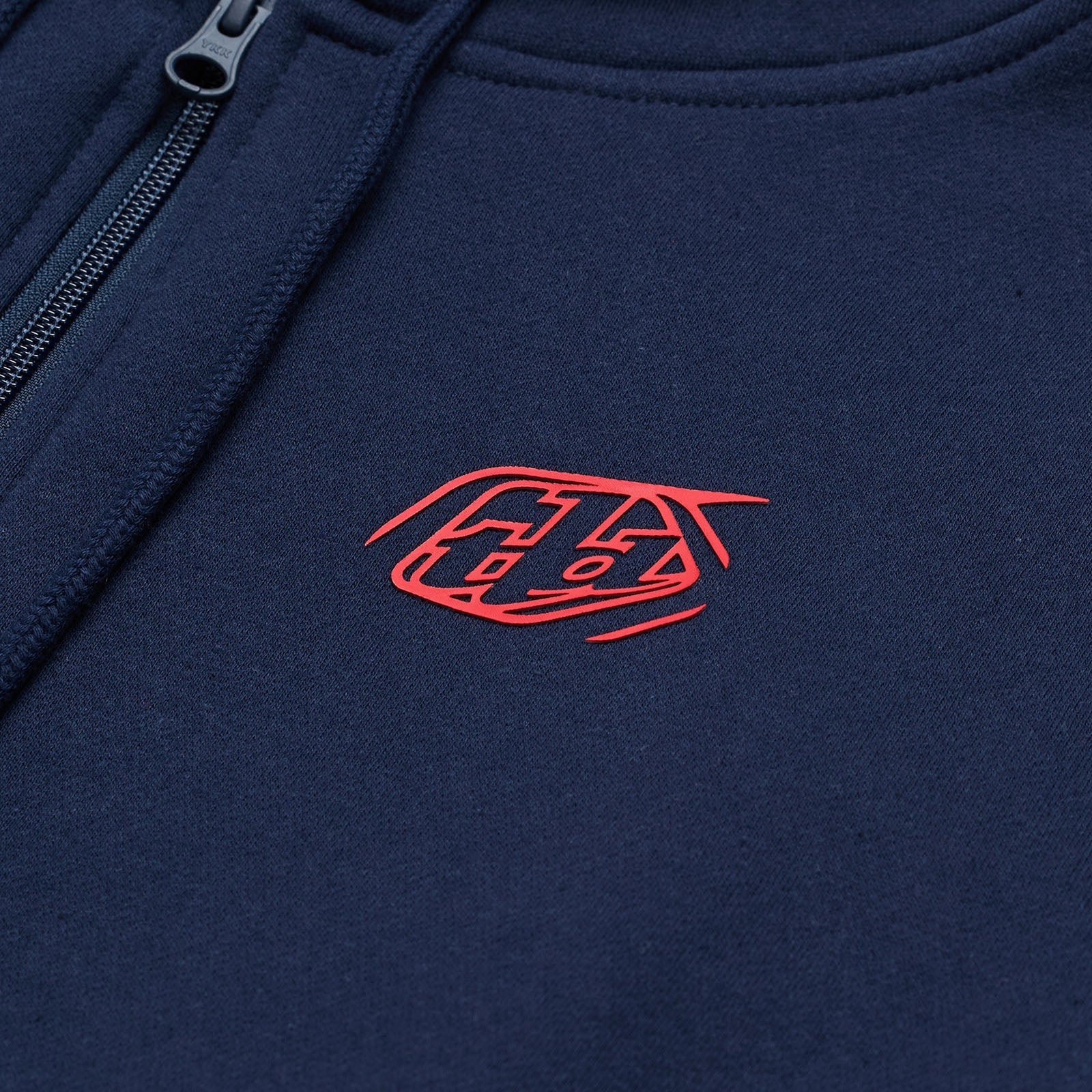 TLD Branded-Hoodie mit Reißverschluss, Navy
