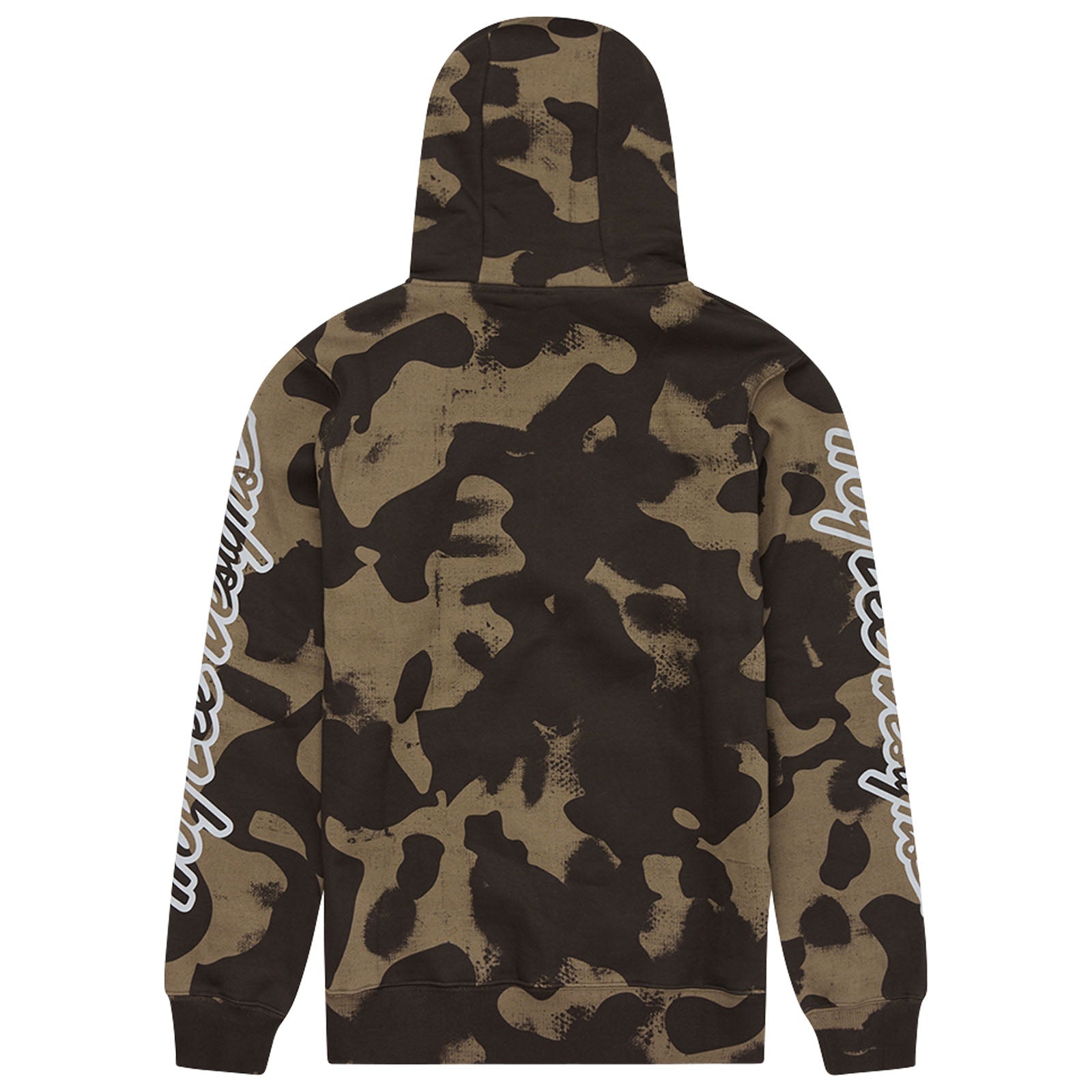 TLD Branded-Hoodie mit Reißverschluss, Olive Camo