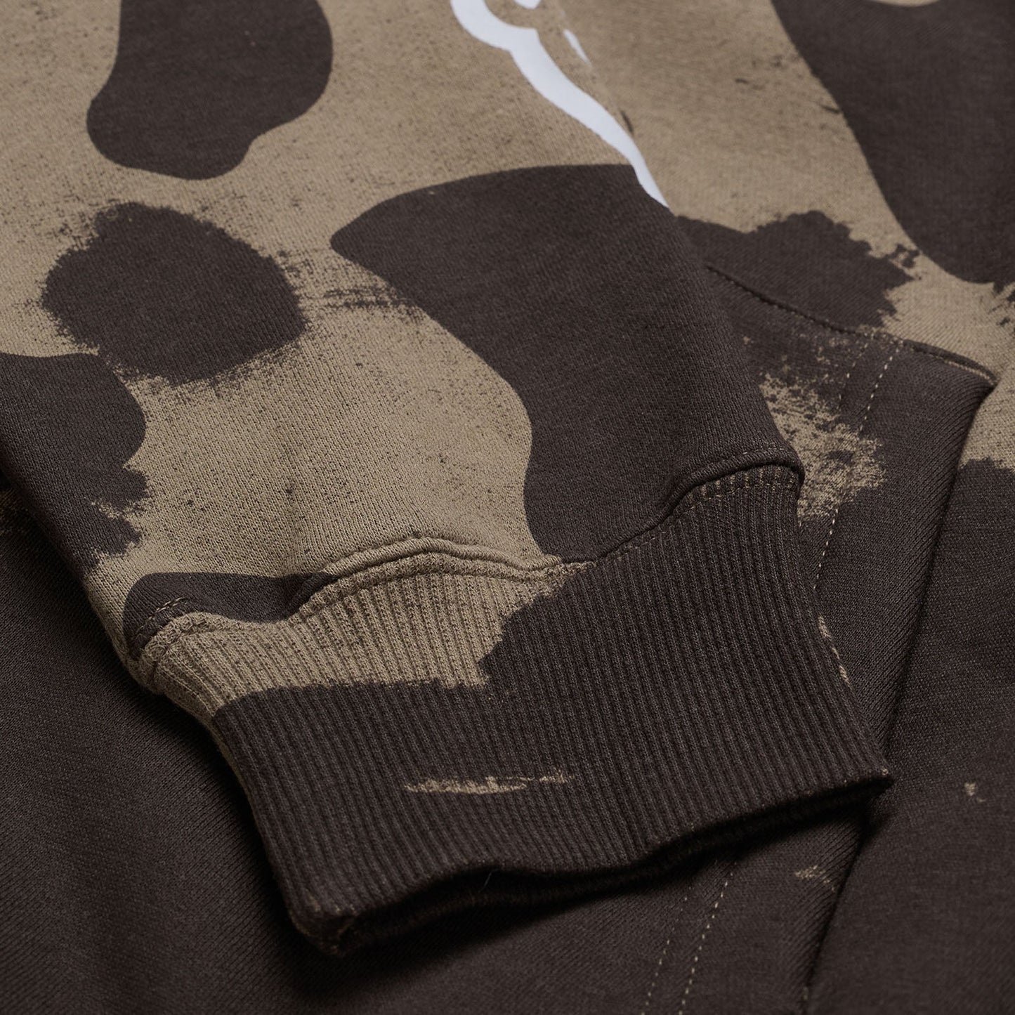 TLD Branded-Hoodie mit Reißverschluss, Olive Camo