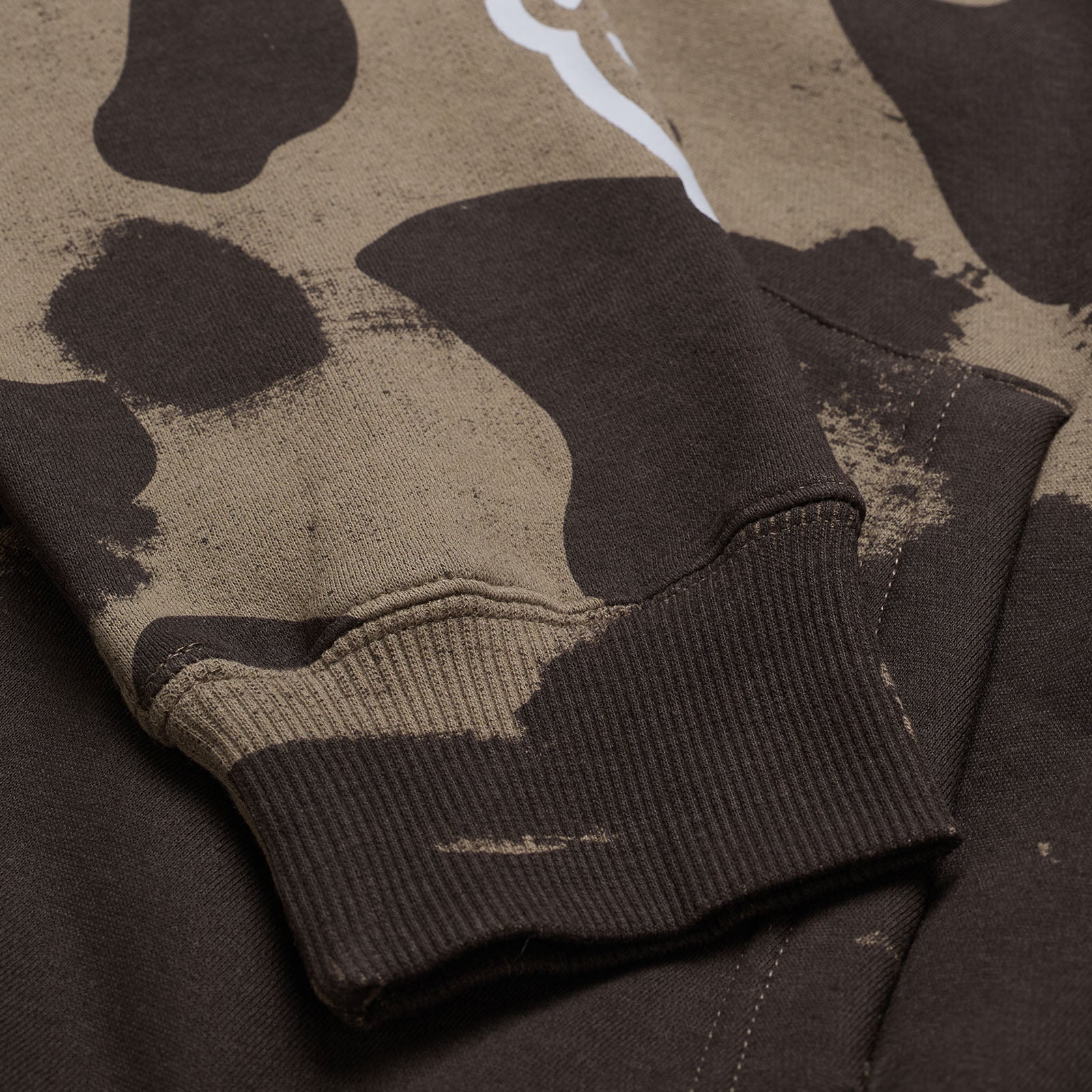TLD Branded-Hoodie mit Reißverschluss, Olive Camo