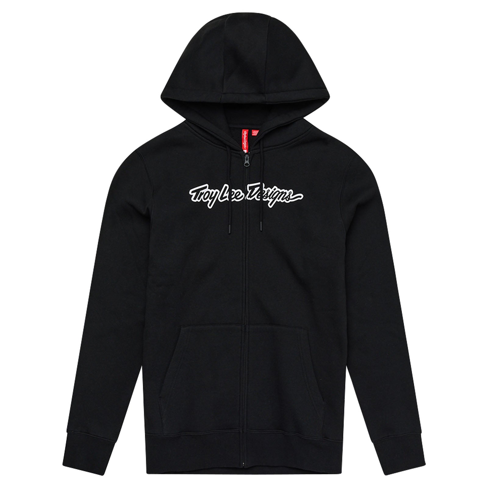 TLD Signature-Hoodie mit Reißverschluss, Schwarz