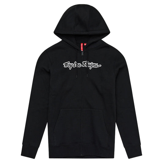 TLD Signature-Hoodie mit Reißverschluss, Schwarz