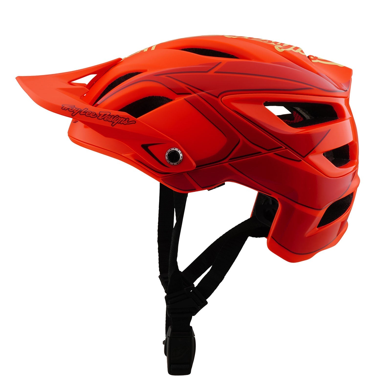 TLD A3-Helm mit MIPS Ghostwing, Rot