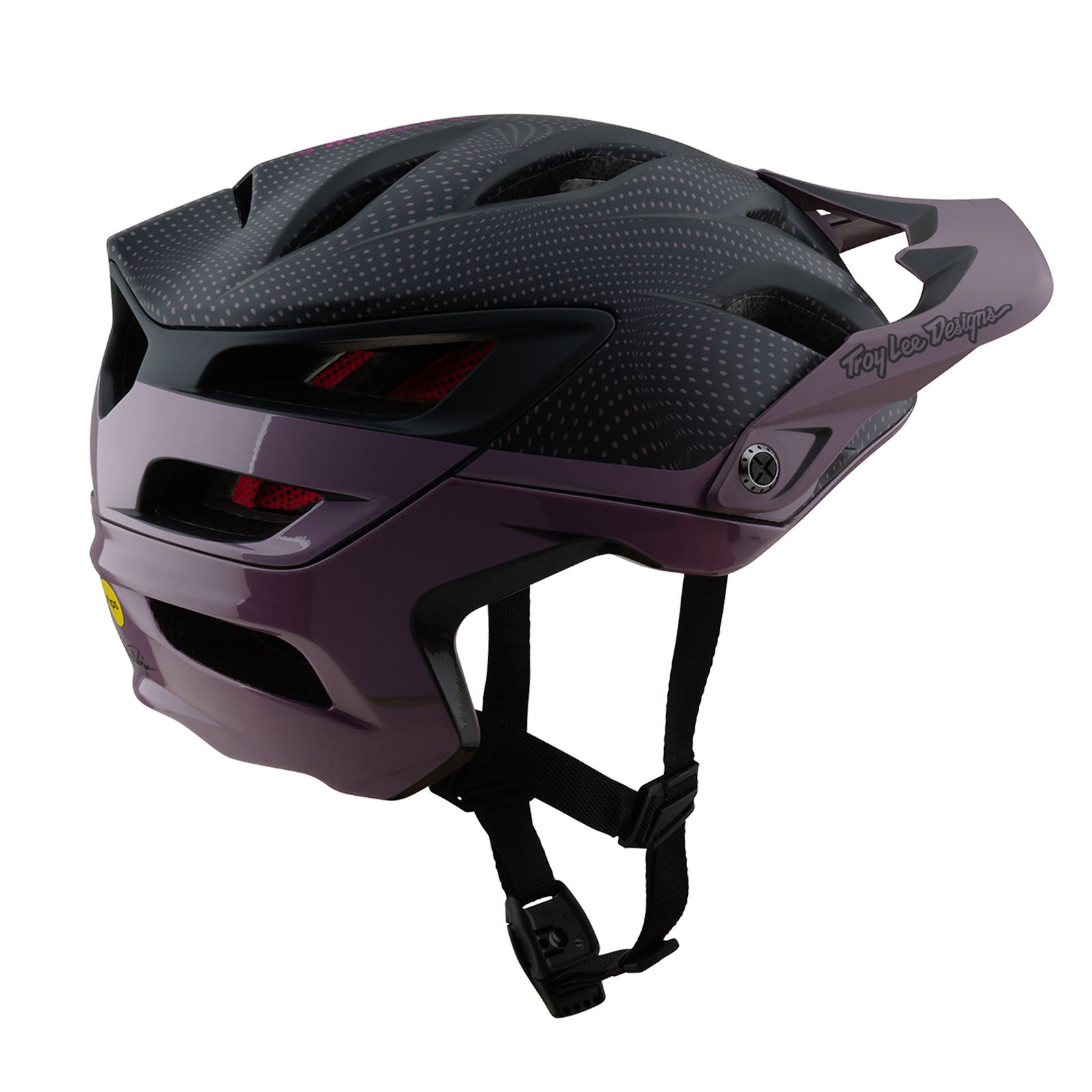 TLD A3-Helm mit MIPS Halo, Lila