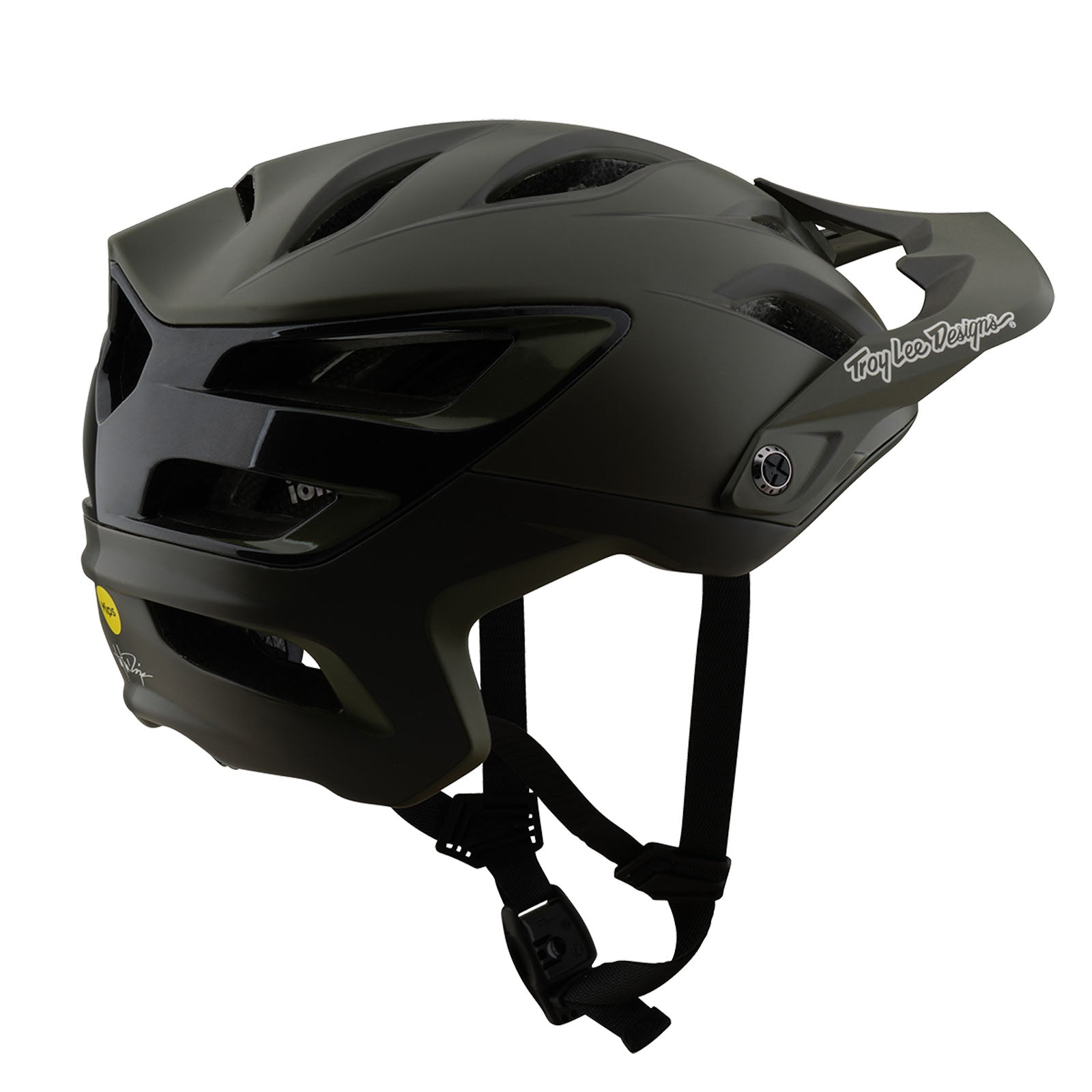 TLD A3-Helm mit MIPS Uno, Kaperngrün