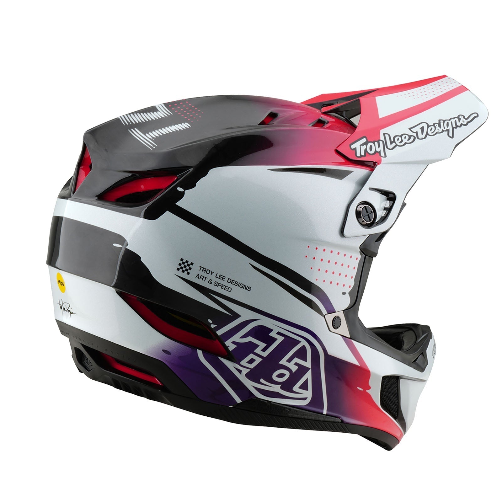 TLD D4 Carbon Helm mit MIPS Drip, Weiß