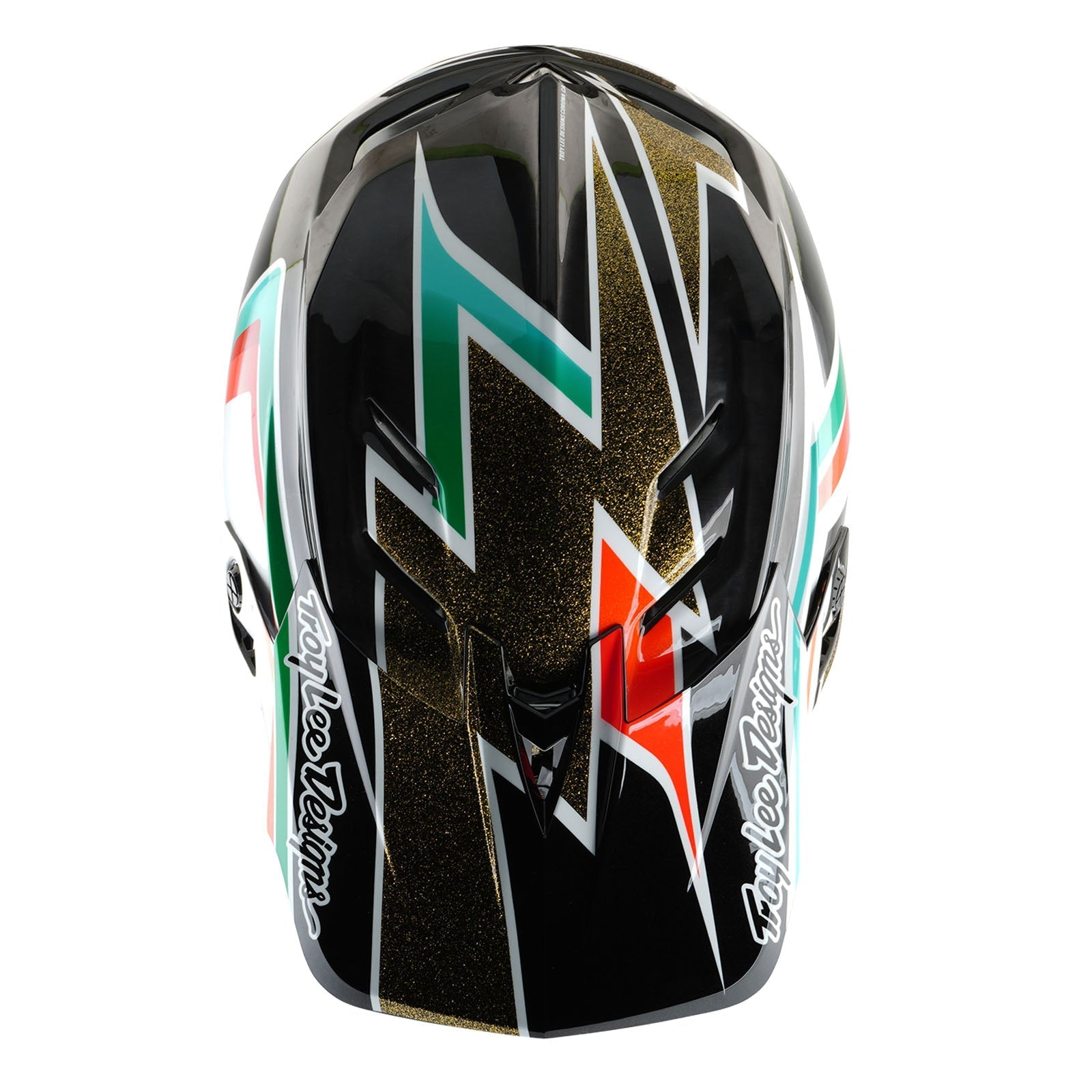 TLD D4 Carbon-Helm mit MIPS Frames, Schwarz/Gold