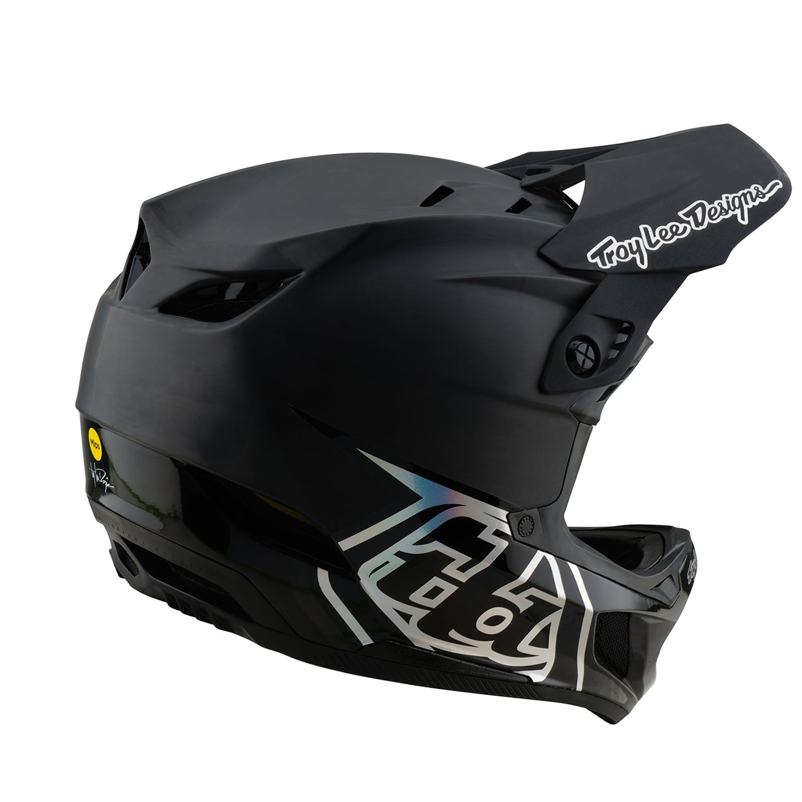 TLD D4 Carbon-Helm mit MIPS Stealth, Schwarz