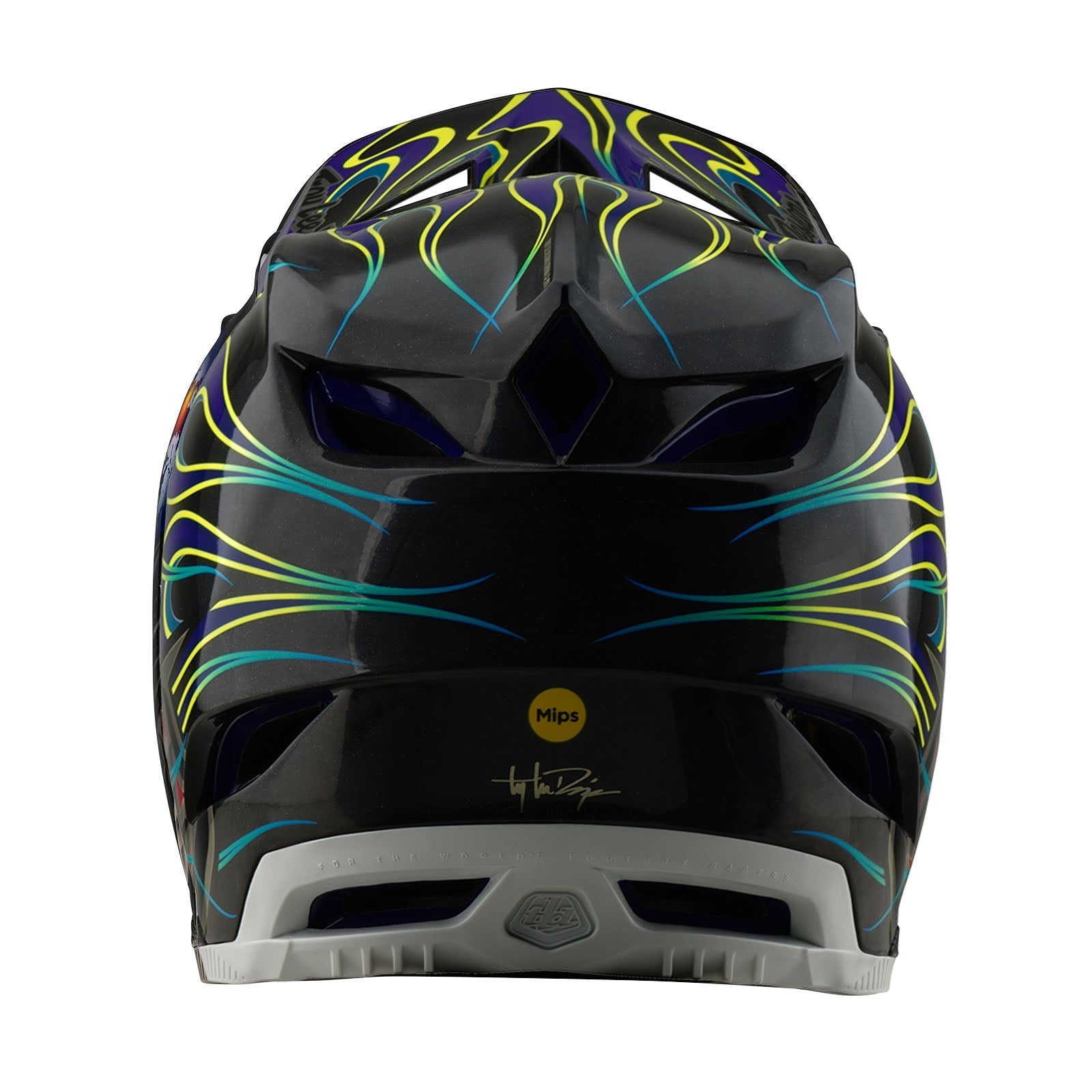 TLD D4 Carbon-Helm mit MIPS Torched, Schwarz/Lila