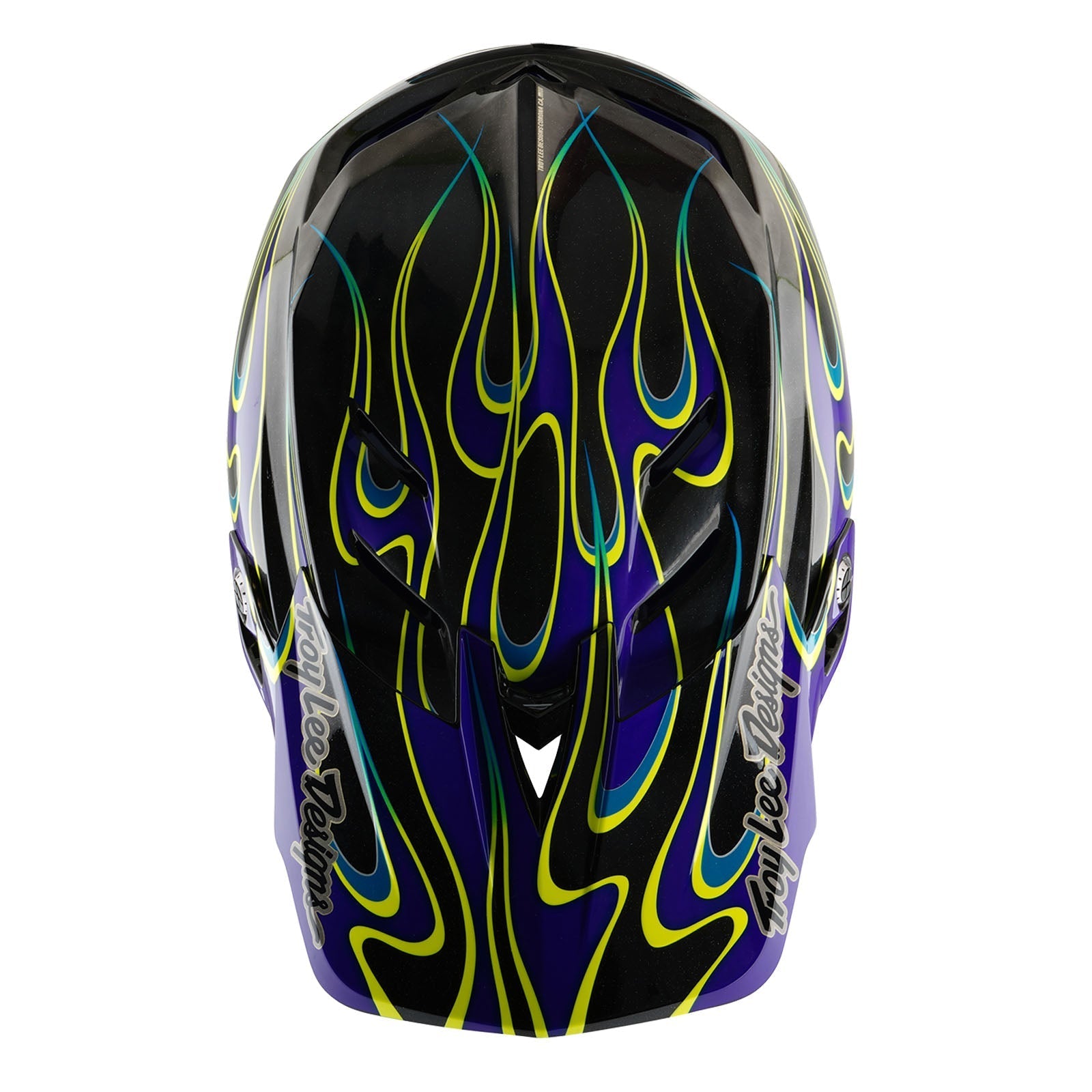 TLD D4 Carbon-Helm mit MIPS Torched, Schwarz/Lila