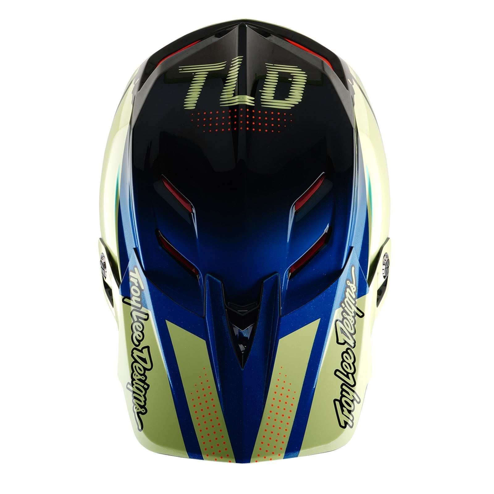 TLD D4 Composite-Helm mit MIPS Drip, Glo Yellow