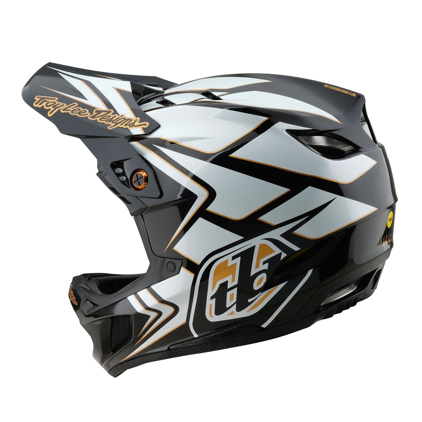 TLD D4 Composite-Helm mit MIPS Ghostwing, Weiß