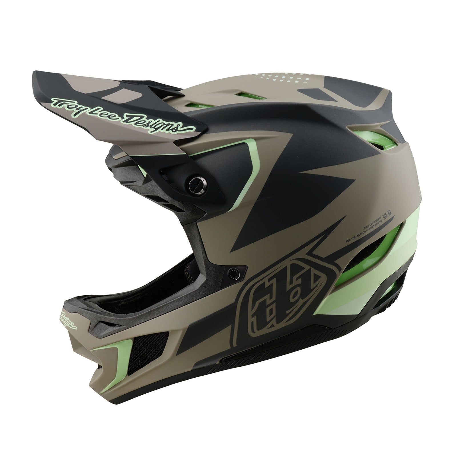 TLD D4 Composite-Helm mit MIPS Optic, Holzbraun