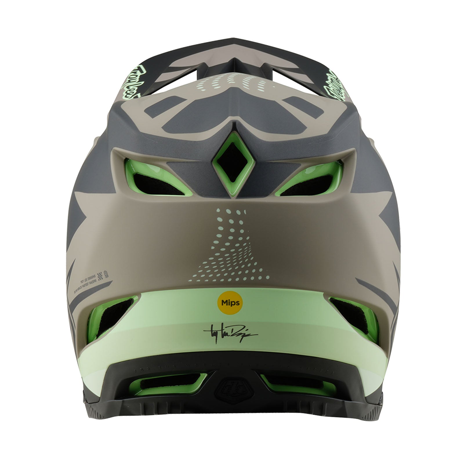 TLD D4 Composite-Helm mit MIPS Optic, Holzbraun