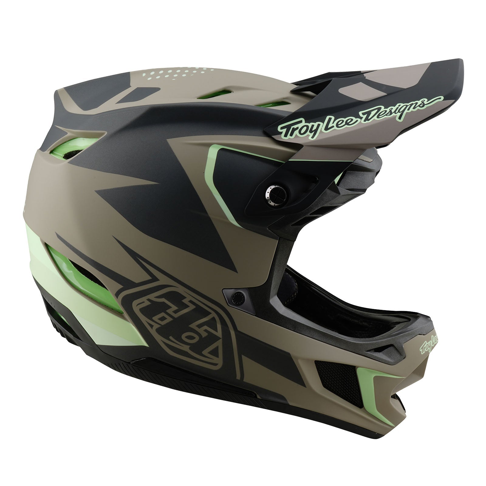 TLD D4 Composite-Helm mit MIPS Optic, Holzbraun