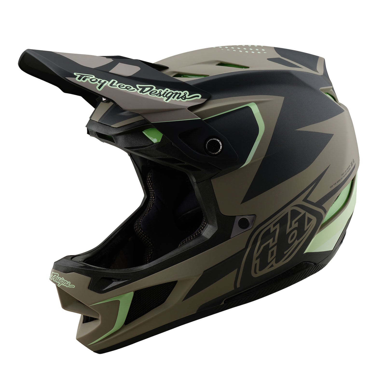 TLD D4 Composite-Helm mit MIPS Optic, Holzbraun