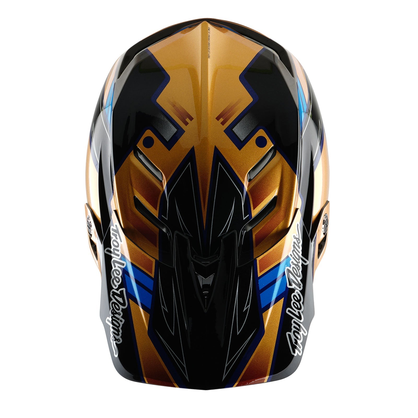 TLD D4 Composite-Helm mit MIPS Royalty, Schwarz/Gold