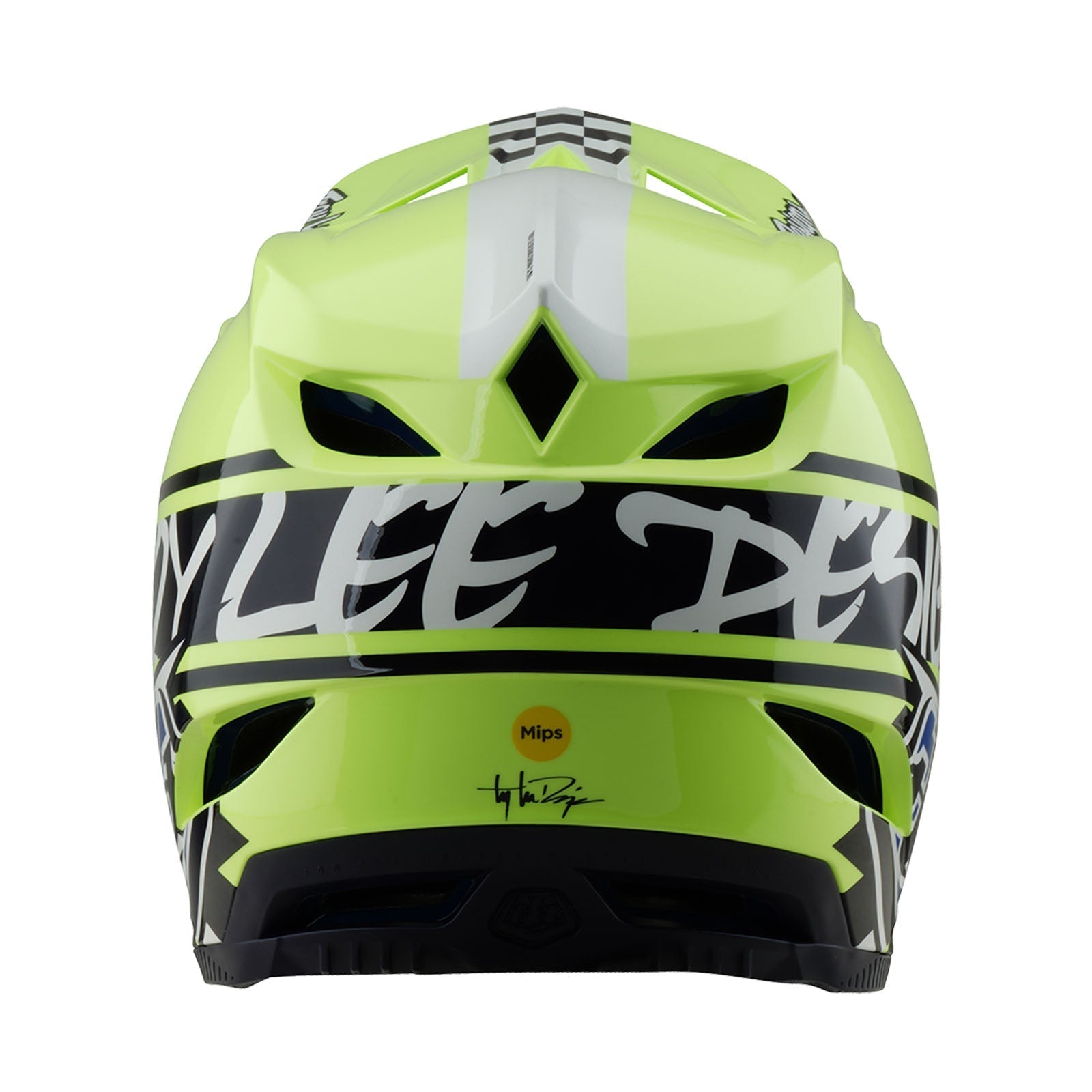 TLD D4 Polyacrylit-Helm mit MIPS Fifty-50, Navy/Glo Yellow