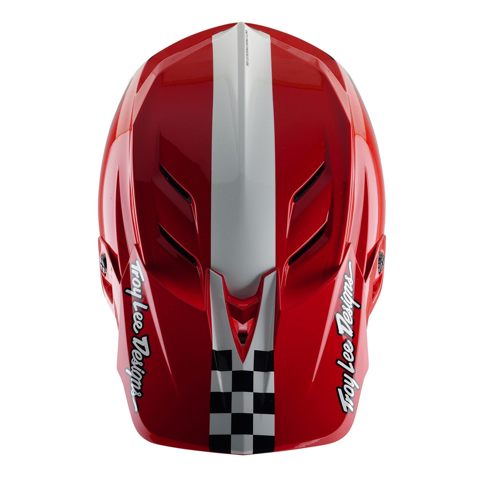 TLD D4 Polyacrylit-Helm mit MIPS Fifty-50, Weiß/Rot