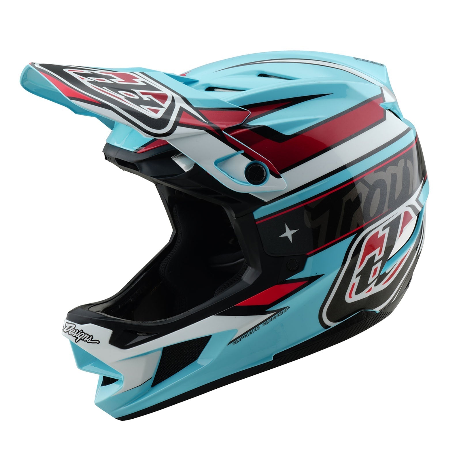 TLD D4 Polyacrylit-Helm mit MIPS Linear, Blau