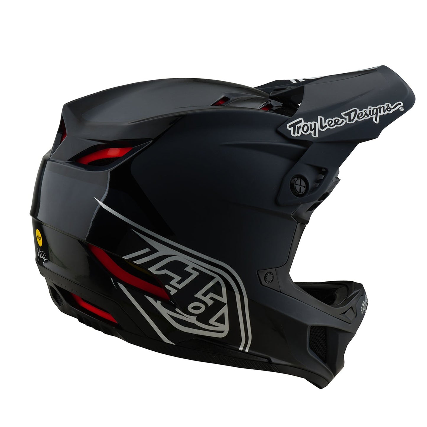 TLD D4 Polyacrylit-Helm mit MIPS Shadow, Schwarz