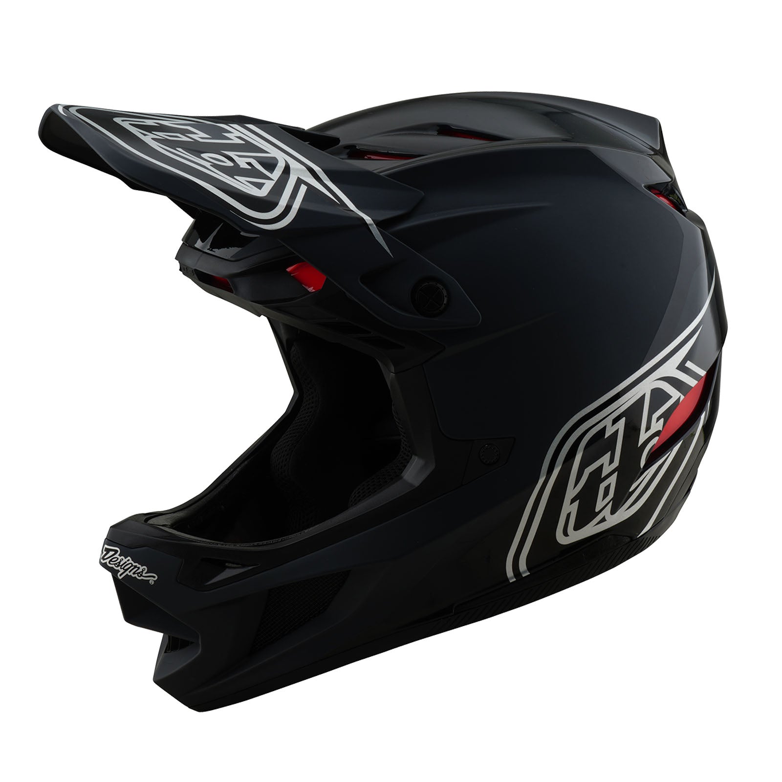 TLD D4 Polyacrylit-Helm mit MIPS Shadow, Schwarz