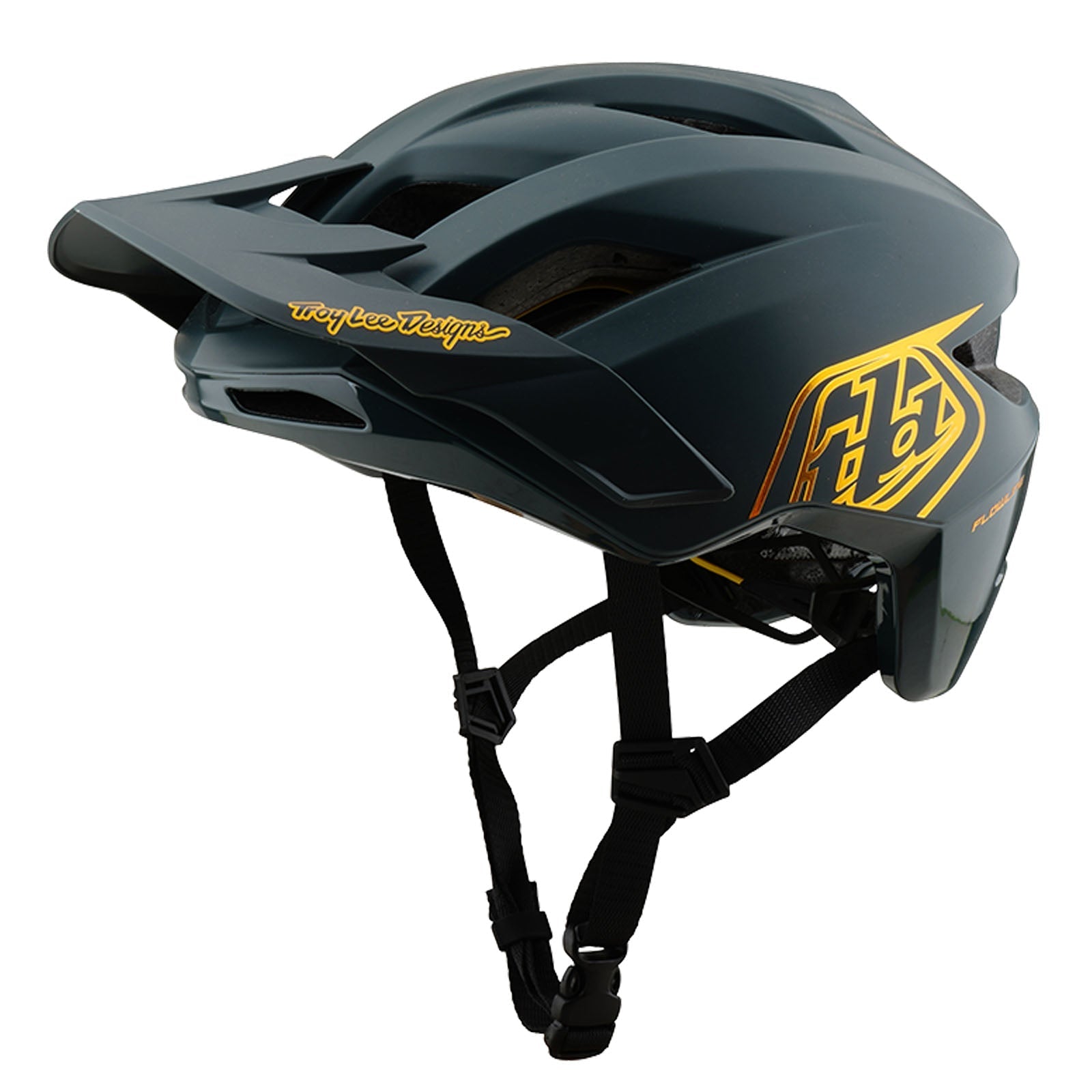 TLD Flowline-Helm mit MIPS Point, Grau/Gold