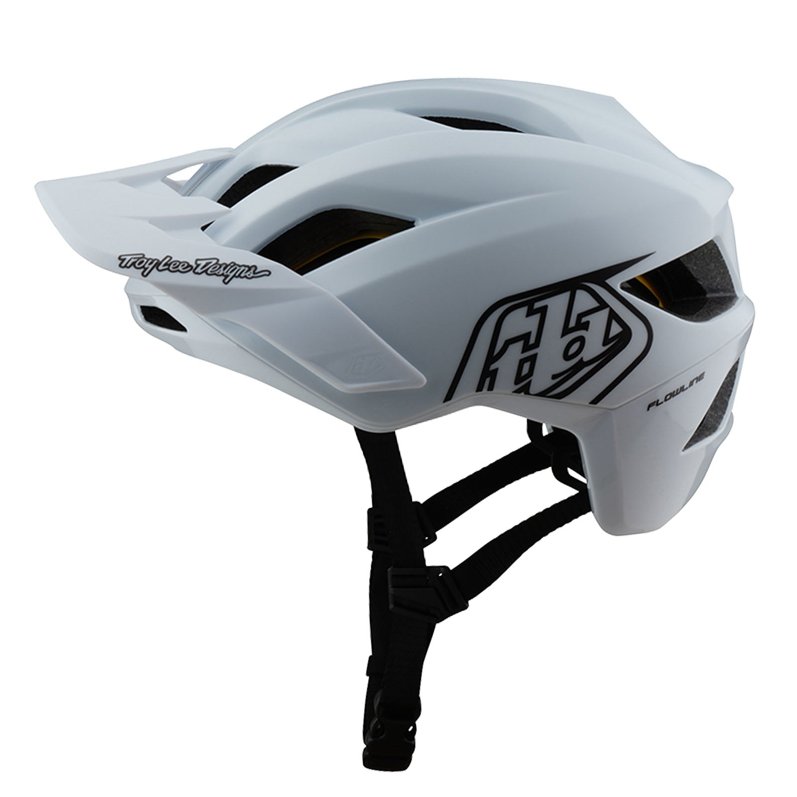 TLD Flowline-Helm mit MIPS Point, Weiß/Schwarz