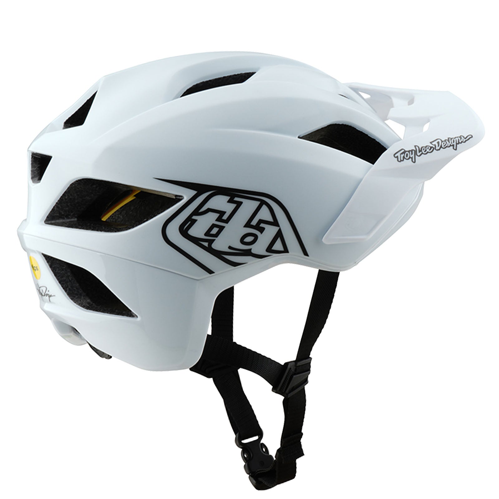 TLD Flowline-Helm mit MIPS Point, Weiß/Schwarz