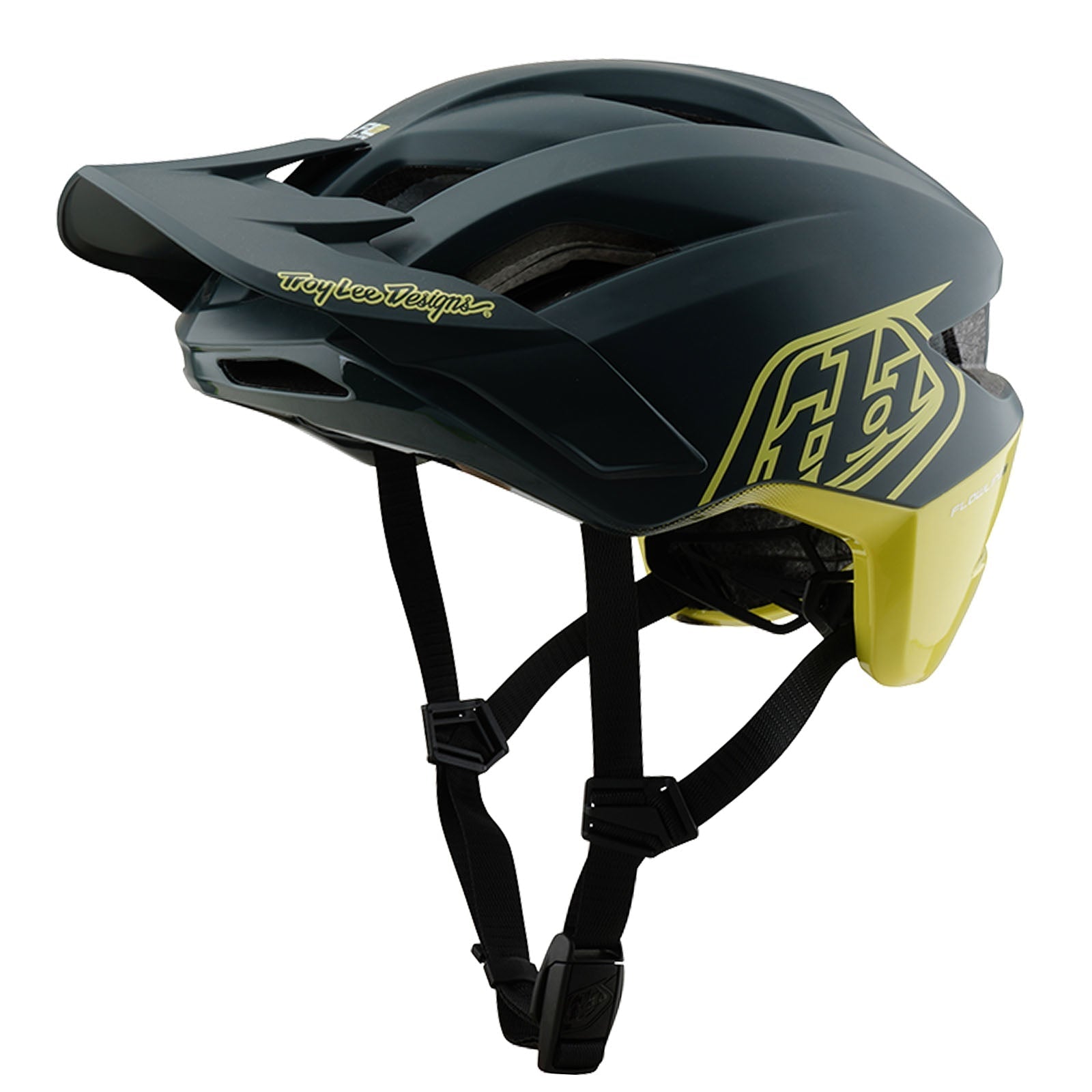 TLD Flowline SE-Helm mit MIPS Badge Grau/Glo Yellow