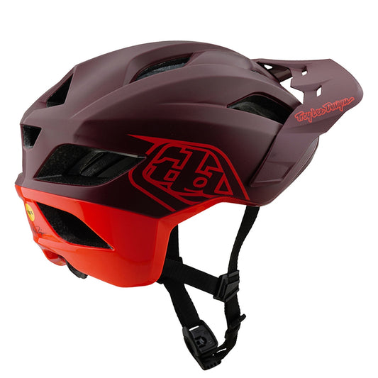 TLD Flowline SE-Helm mit MIPS Badge, Marone