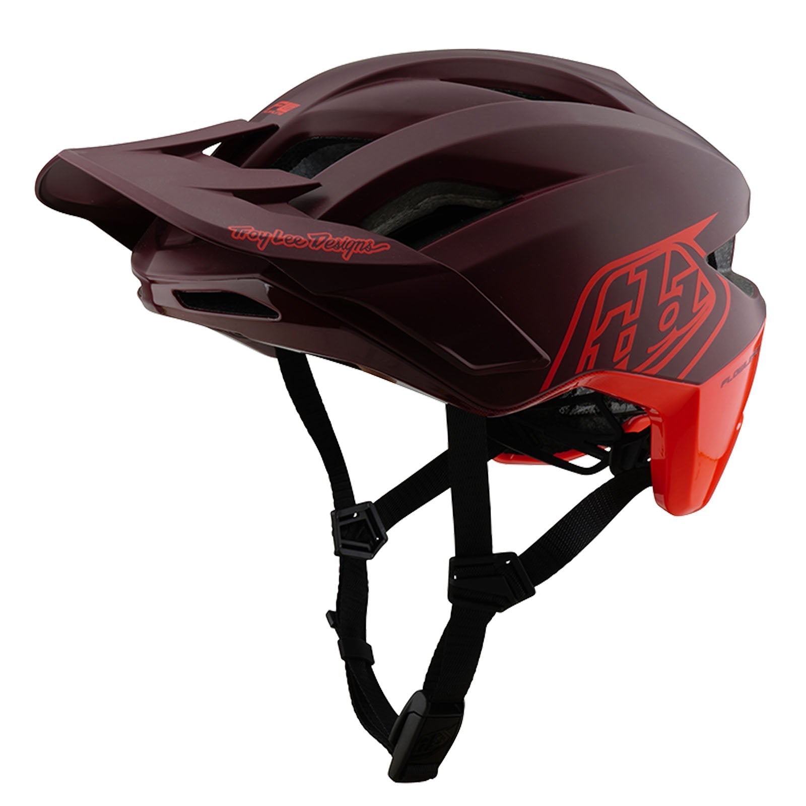 TLD Flowline SE-Helm mit MIPS Badge, Marone