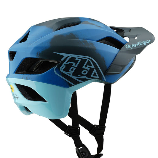 TLD Flowline SE-Helm mit MIPS Badge, Camo Blau