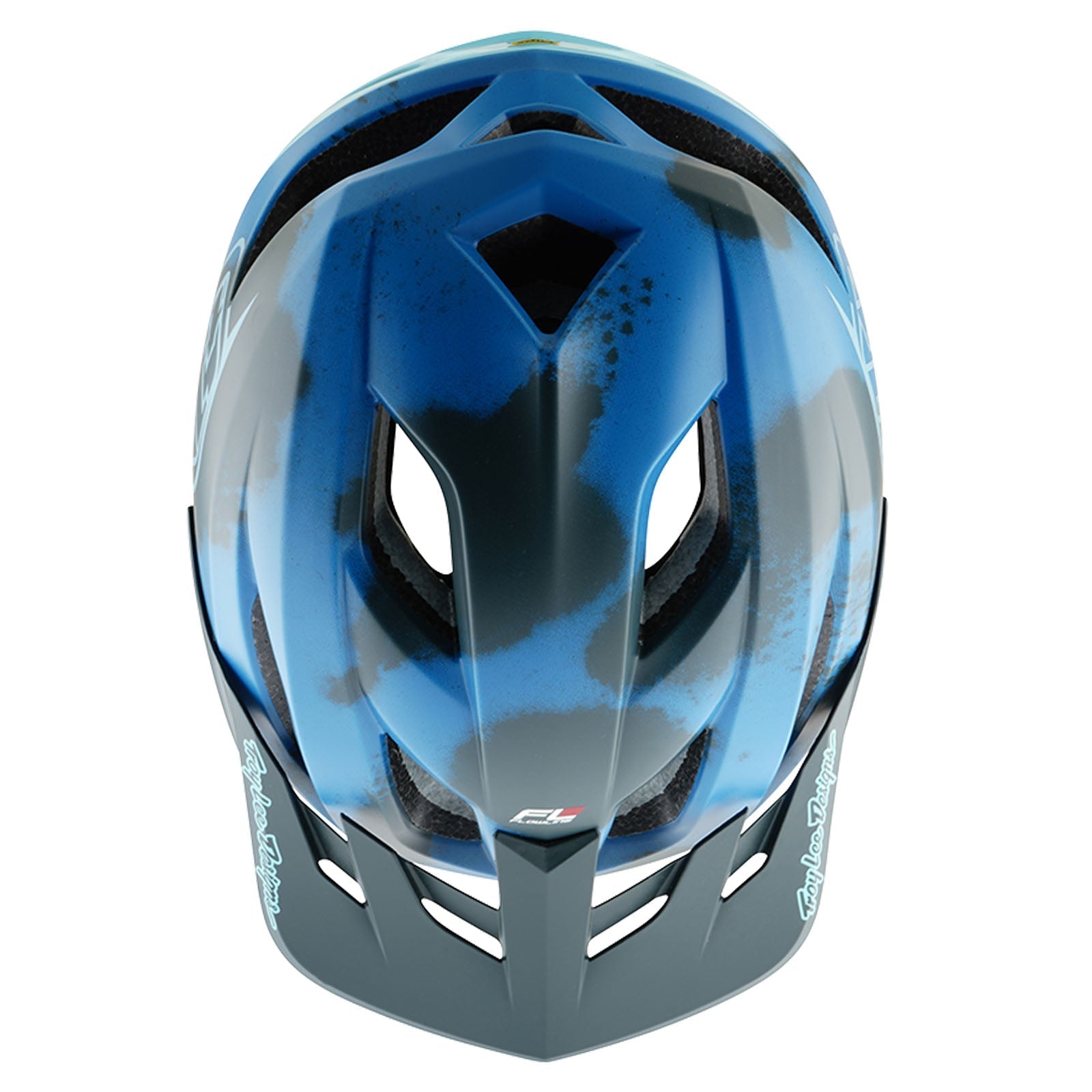 TLD Flowline SE-Helm mit MIPS Badge, Camo Blau
