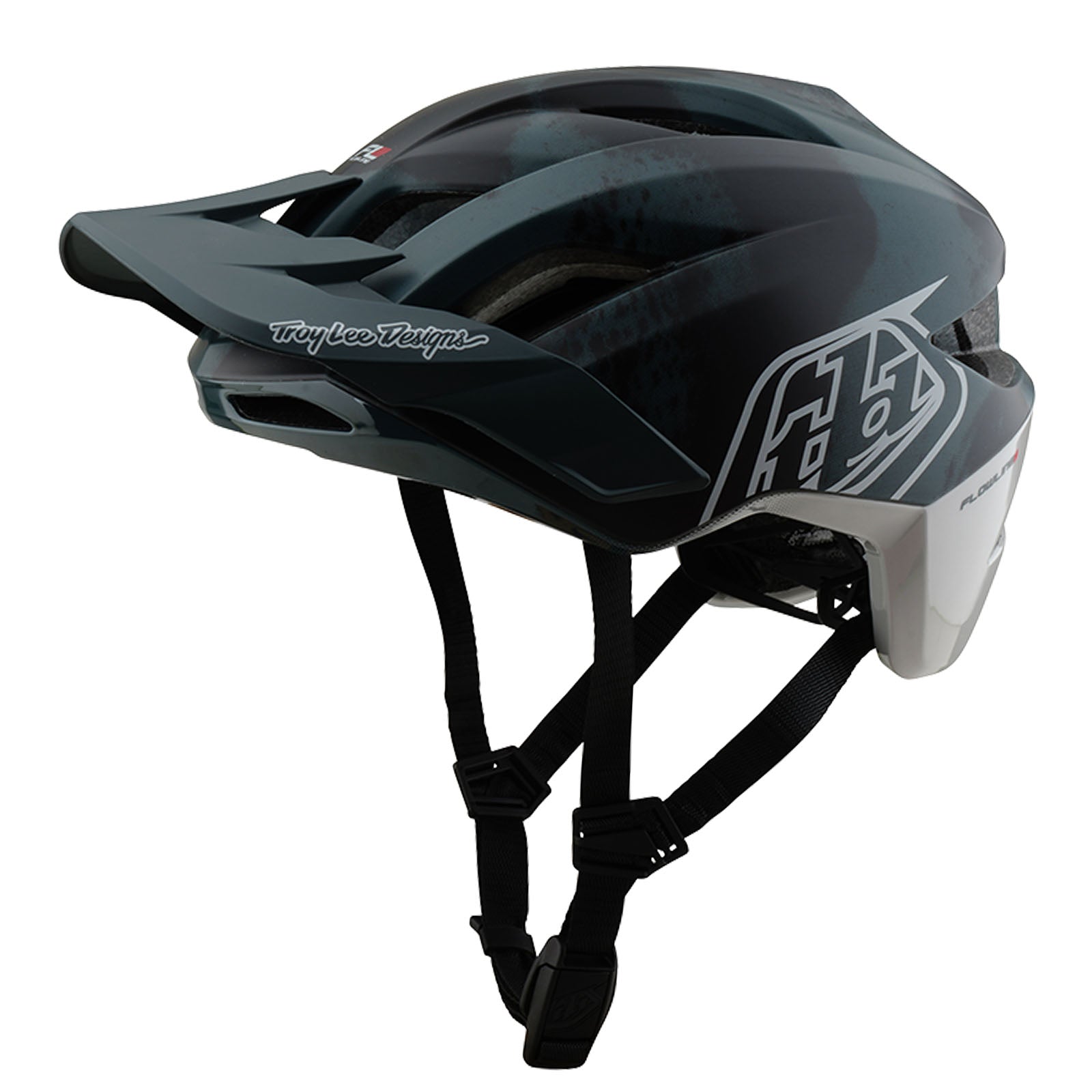 TLD Flowline SE-Helm mit MIPS Badge, Camo Grau