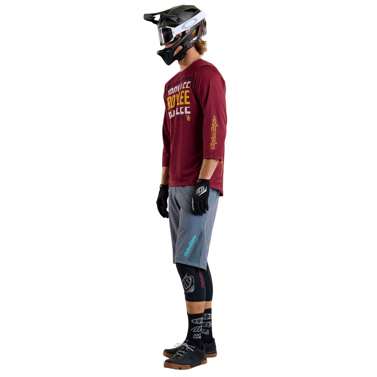 TLD Ruckus-3/4-Trikot Spun, Ochsenblut