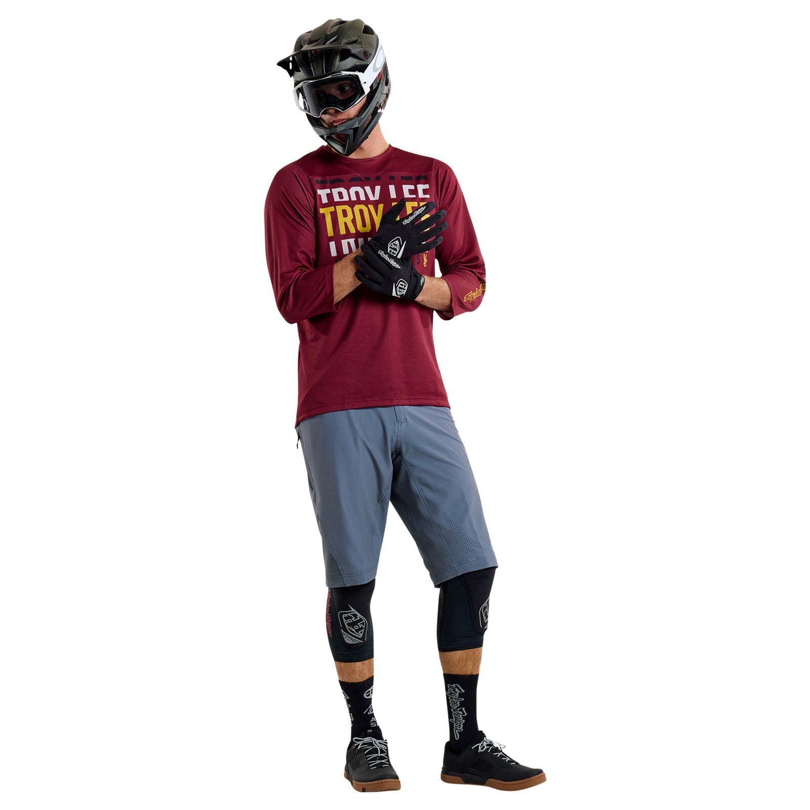 TLD Ruckus-3/4-Trikot Spun, Ochsenblut